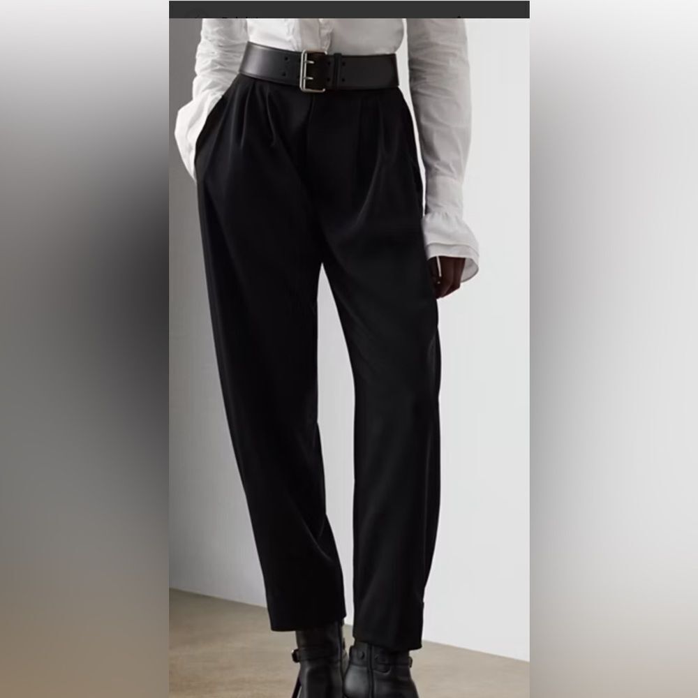 NWT Ralph Lauren Purple Label Fall Runway Wool/Silk Blend Pleated Front $1990